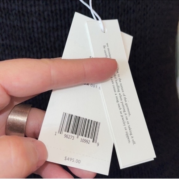 Vince long black knitted dress NWT Perfect condition no damaged just stored away - Picture 9 of 9